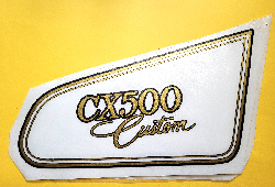 CX500Custom Aufkleber