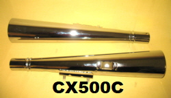 Zum vergrößern klicken   CX500C Auspuffendtöpfe