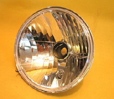 Zum vergrößern klicken   Scheinwerfereinsatz Klarglasoptik Prismenscheinwerfer CX500C + CX500