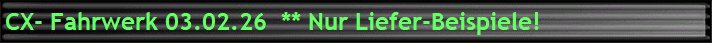 CX- Fahrwerk 03.02.26  ** Nur Liefer-Beispiele!