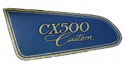CX500c Seitendeckelaufkleber