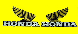 Zum vergrößern klicken   HONDA Tankaufkleber