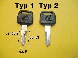 CX500 Schl�sselrohling