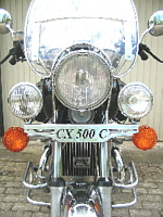 Zum vergrößern klicken   CX500Chopper Edelstahl-Lightbar